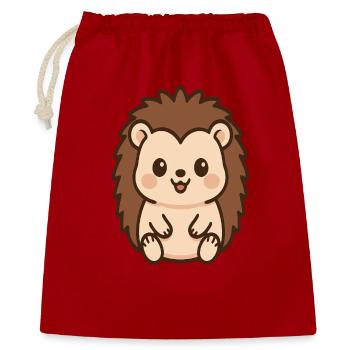 Cuddly Hedgehog Kawaii - Gift Bag 40 x 50 cm - red - Front