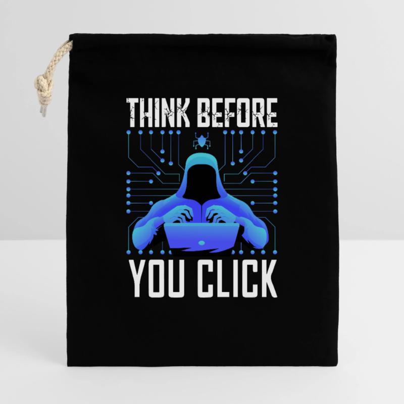 Hacker Hacking Programmer Linux Cybersecurity Data Gift Bag 40 x 50 cm