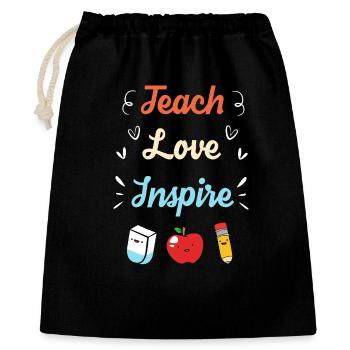 Pédagogue en éducation spécialisée - Sac cadeau 40 x 50 cm - noir - Devant