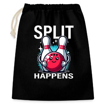 Split Arrives Bowling Joy - Gift Bag 40 x 50 cm - black - Front