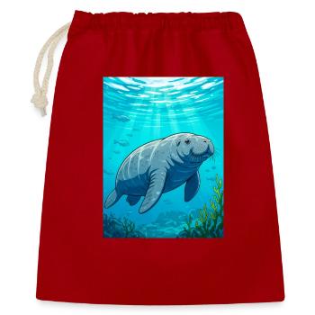 Gentle giant of calm waters, symbol of peace - Gift Bag 40 x 50 cm - red - Front