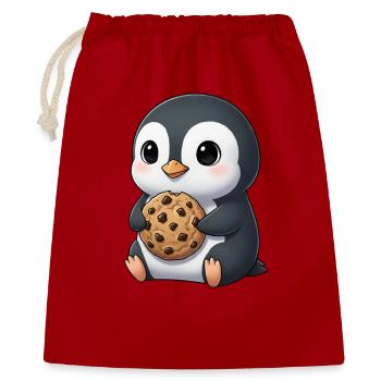 Cute Penguins Cookies Cartoon Cookie Candy - Gift Bag 40 x 50 cm - red - Front