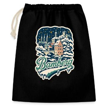 Bamberg Winter Magic - Gift Bag 40 x 50 cm - black - Front