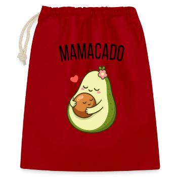 Maman enceinte, Mamacado, bébé, drôle. - Sac cadeau 40 x 50 cm - rouge - Devant