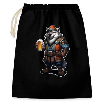 Wolf Beer - Gift Bag 40 x 50 cm - black - Front