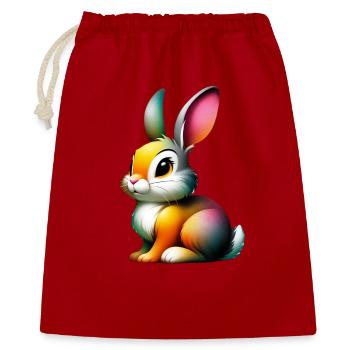 Rabbit - Gift Bag 40 x 50 cm - red - Front