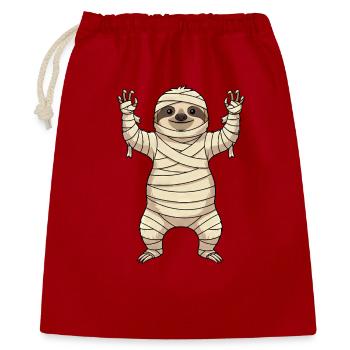 Mignon Halloween Zombie paresseux Dessin animé Monstre - Sac cadeau 40 x 50 cm - rouge - Devant