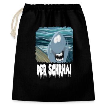 Le SchrHai - Sac cadeau 40 x 50 cm - noir - Devant