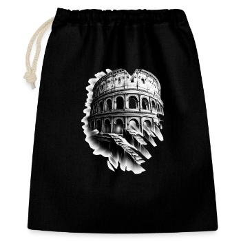 Engraved Colosseum and Spectral Staircase - Gift Bag 40 x 50 cm - black - Front