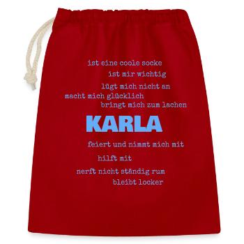 Karla as Proverbs - Gift Bag 40 x 50 cm - red - Front