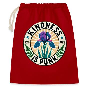 Kindness Is Punk Iris Patch - Gift Bag 40 x 50 cm - red - Front