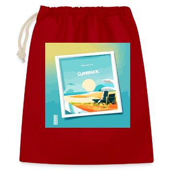 Summer at the beach - Gift Bag 40 x 50 cm - red - Front