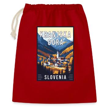 Découvrez la beauté alpine de Kranjska Gora en Slovénie - Sac cadeau 40 x 50 cm - rouge - Devant