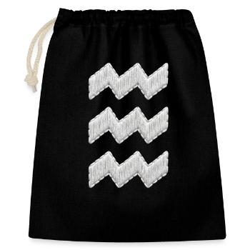 Eindhoven Vibes embroidery look white (printed) - Gift Bag 40 x 50 cm - black - Front