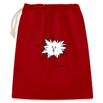 Woolly Beastie spiky - Bestiolus Spinosus - Gift Bag 40 x 50 cm - red - Front