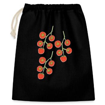 Tomato Bush Impressionism - Gift Bag 40 x 50 cm - black - Front