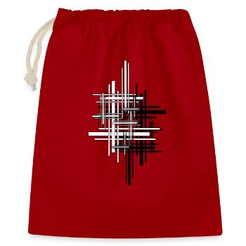 lines - Gift Bag 40 x 50 cm - red - Front