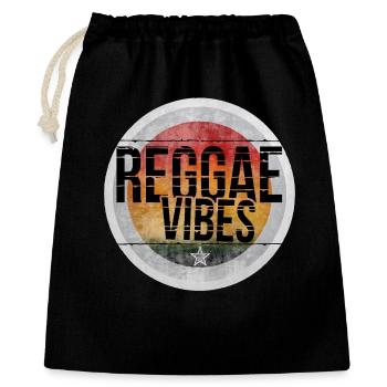 Reggae Vibes Retro Design - Gift Bag 40 x 50 cm - black - Front