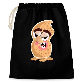 Peanut Cartoon - Gift Bag 40 x 50 cm - black - Front