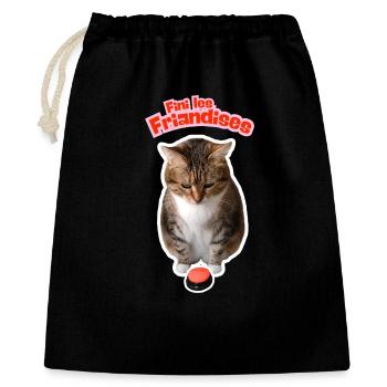 Fini les friandises - Sac cadeau 40 x 50 cm - noir - Devant
