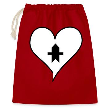 Right of way - Gift Bag 40 x 50 cm - red - Front