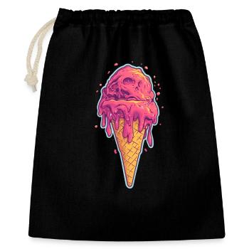 Eiscreme Eis - Gift Bag 40 x 50 cm - black - Front