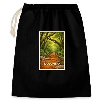 Laurel Forest Gomera - Sac cadeau 40 x 50 cm - noir - Devant