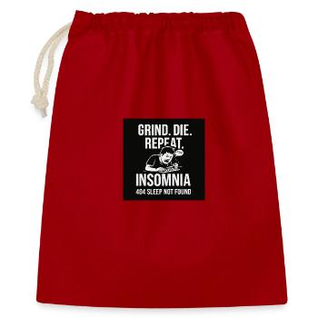 Motivational Sleep Failure Design - Gift Bag 40 x 50 cm - red - Front
