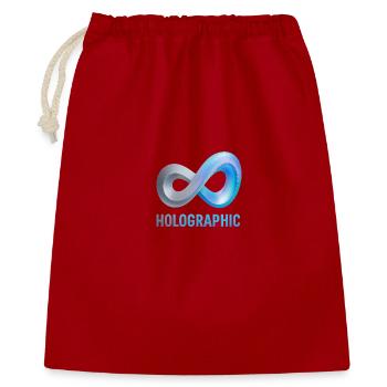 Holographic Infinity Loop - Gift Bag 40 x 50 cm - red - Front