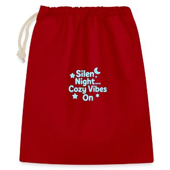 Silen Night Neon Cozy Vibes - Sac cadeau 40 x 50 cm - rouge - Devant