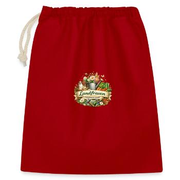 Femmes rurales fortes ensemble - Sac cadeau 40 x 50 cm - rouge - Devant