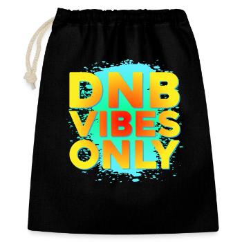 Drum n Bass Shirt Summer DNB Colourful Vibes - Gift Bag 40 x 50 cm - black - Front