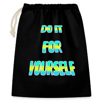 Fais-le point. - Sac cadeau 40 x 50 cm - noir - Devant