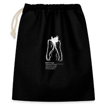 Backrooms Entité 0 blanche - Sac cadeau 40 x 50 cm - noir - Devant