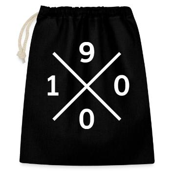 München 1900 Fussbal Fan Shirt, Tasche, Top Design - Geschenkbeutel aus Baumwolle (40 x 50 cm) - Schwarz - Vorne