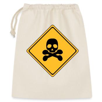 Panneau d’avertissement de danger # - Sac cadeau 40 x 50 cm - nature - Devant
