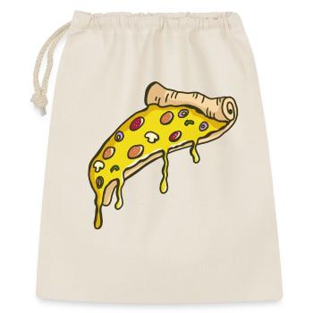 Délicieusement de pizza - Pizza - Fromage - délicieux - Sac cadeau 40 x 50 cm - nature - Devant