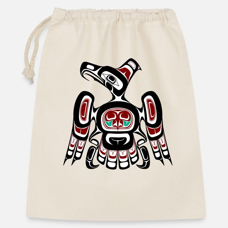 Northwest Pacific coast Kaigani Thunderbird - Gift Bag 40 x 50 cm - nature