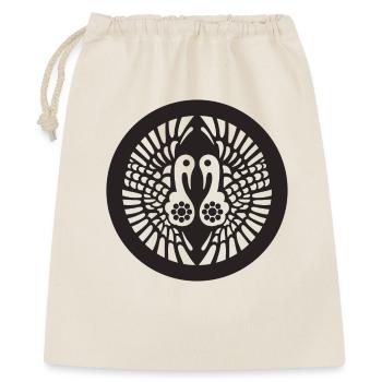 Ikko Ikki Mon Japanese clan vintage colors - Geschenkbeutel aus Baumwolle (40 x 50 cm) - Natur - Vorne
