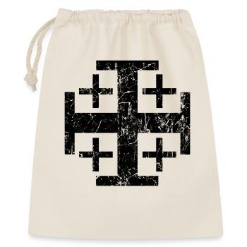 Jerusalem cross Jerusalem cross cruz croix - Gift Bag 40 x 50 cm - nature - Front