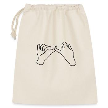 amitié - Sac cadeau 40 x 50 cm - nature - Devant