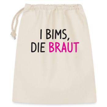 Braut Junggesellinnenabschied Party Spruch - Geschenkbeutel aus Baumwolle (40 x 50 cm) - Natur - Vorne