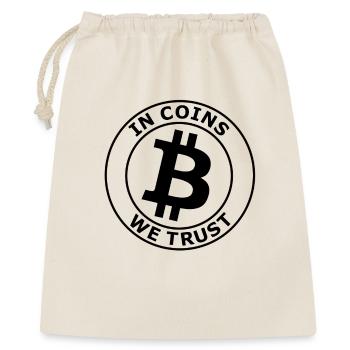 Die Bitcoin Investoren - Geschenkbeutel aus Baumwolle (40 x 50 cm) - Natur - Vorne