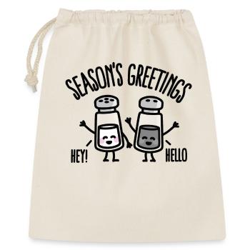 Season's greetings - Gift Bag 40 x 50 cm - nature - Front