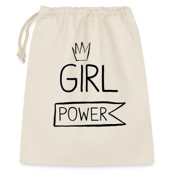 Queen of girl power - Gift Bag 40 x 50 cm - nature - Front