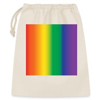 lgbt Mauspad Geschenkidee - Geschenkbeutel aus Baumwolle (40 x 50 cm) - Natur - Vorne