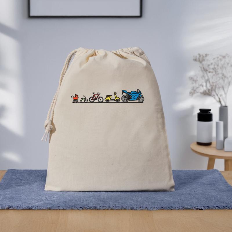 Motorcycle motorbikes evolution development bikers Gift Bag 40 x 50 cm