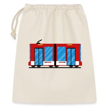 Tram tram train - Gift Bag 40 x 50 cm - nature - Front