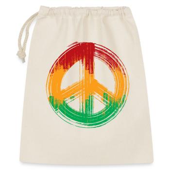 Reggae love peace peace Jamaica Reggaeton - Sac cadeau 40 x 50 cm - nature - Devant