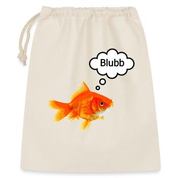 Goldfish with speech bubble - Gift Bag 40 x 50 cm - nature - Front